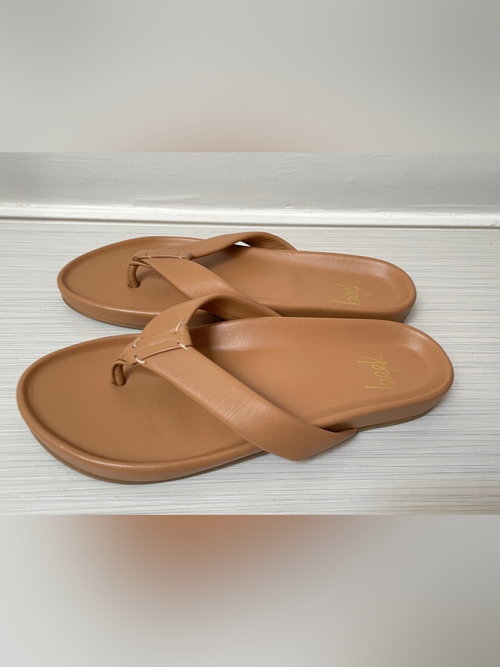 Beek size 6 Classic Tan Leather Sandals - Women